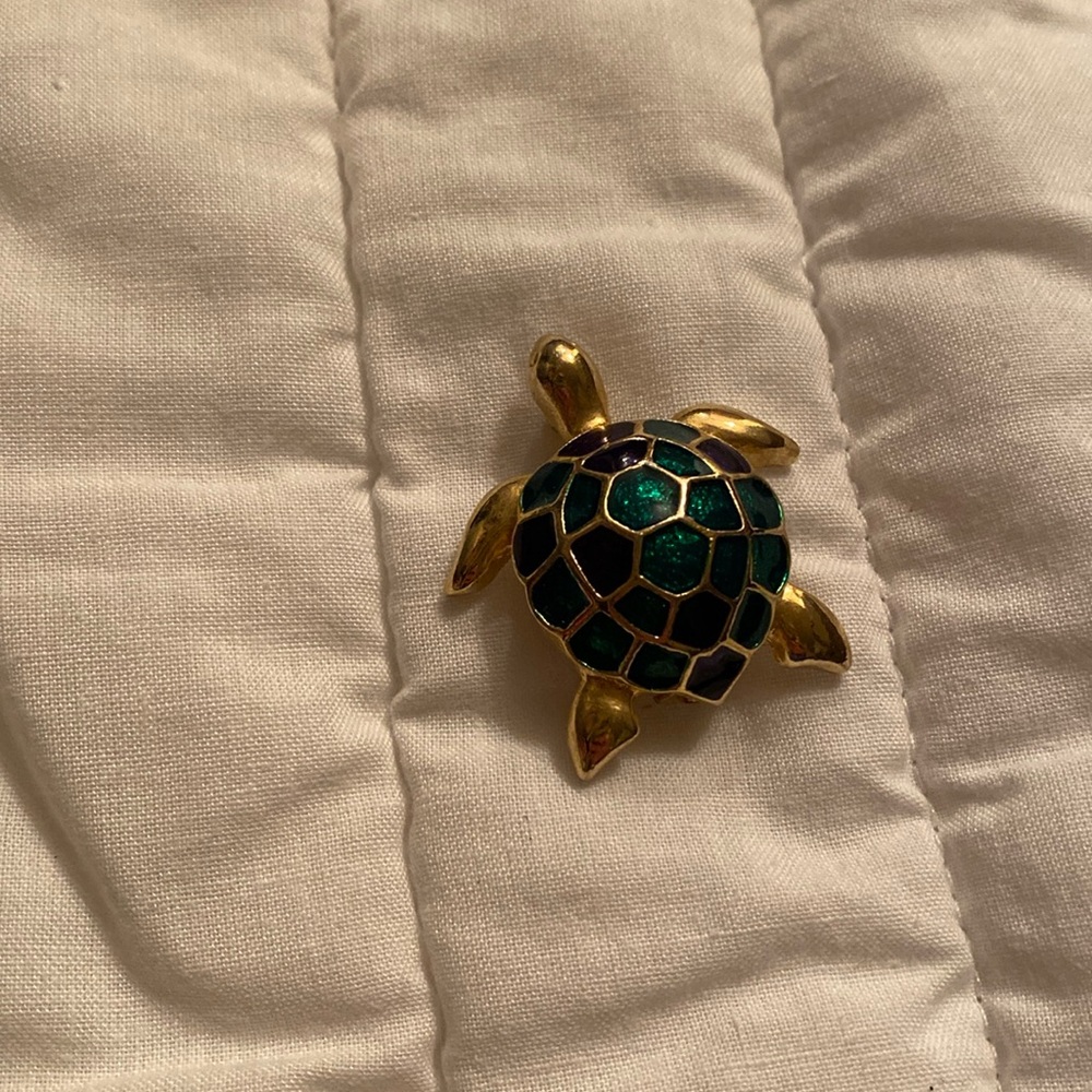 Sea turtle pin - Picture 1 of 2